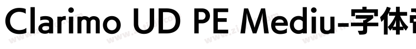 Clarimo UD PE Mediu字体转换